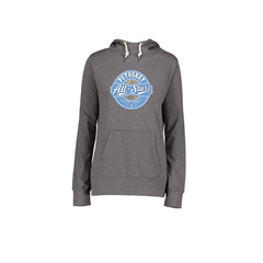 Ladies Long Sleeve Funnel Neck Hooded