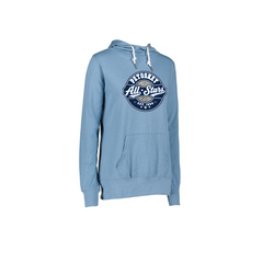 Ladies Long Sleeve Funnel Neck Hooded