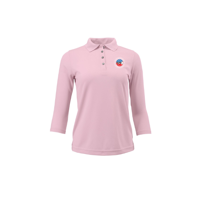 Women's Lady Palm Three-Quarter Sleeve Polo