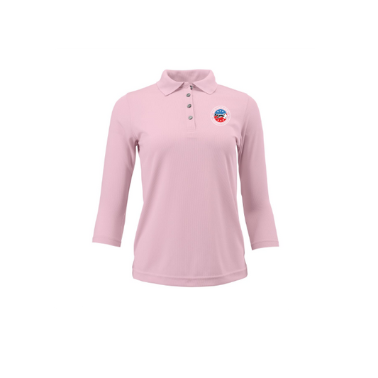 Women's Lady Palm Three-Quarter Sleeve Polo