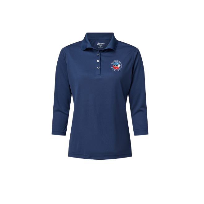 Women's Lady Palm Three-Quarter Sleeve Polo