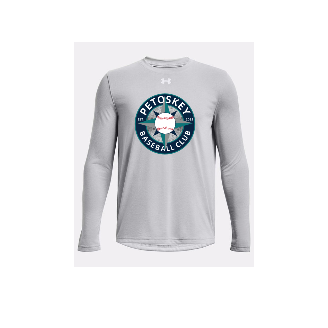 Under Armour Youth Tech Team Long-Sleeve T-Shirt Design With Text