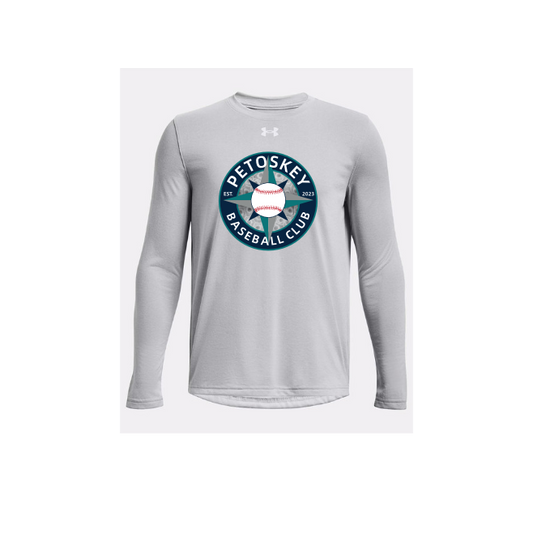 Under Armour Youth Tech Team Long-Sleeve T-Shirt Design With Text