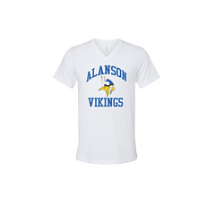 Unisex Heather CVC V-Neck Tee