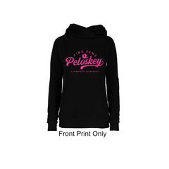 Ladies Classic Fleece Funnel Neck Pullover Hood