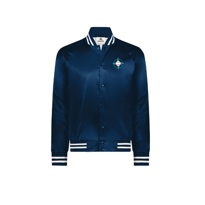 Satin Baseball Jacket