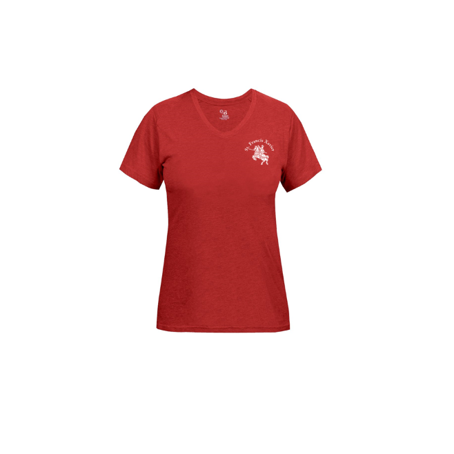 Shirt: Tri-Blend Women's V-Neck Tee