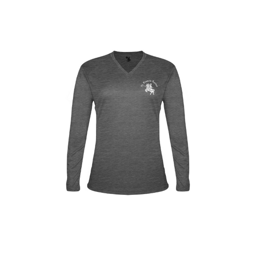 Shirt: Tri-Blend Ladies L/S Tee