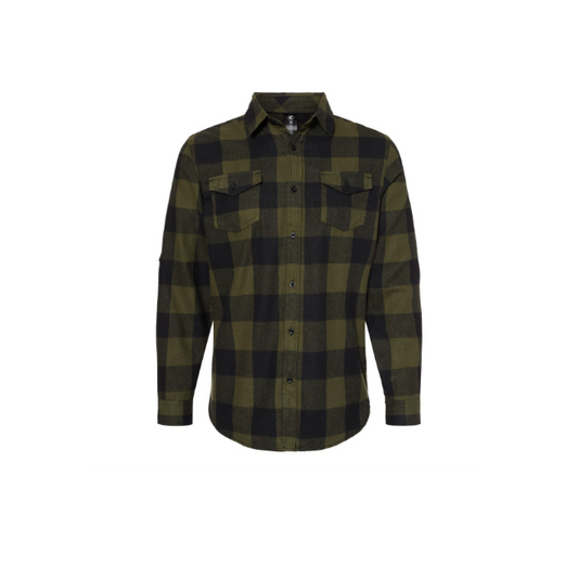 Yarn-Dyed Long Sleeve Flannel Shirt