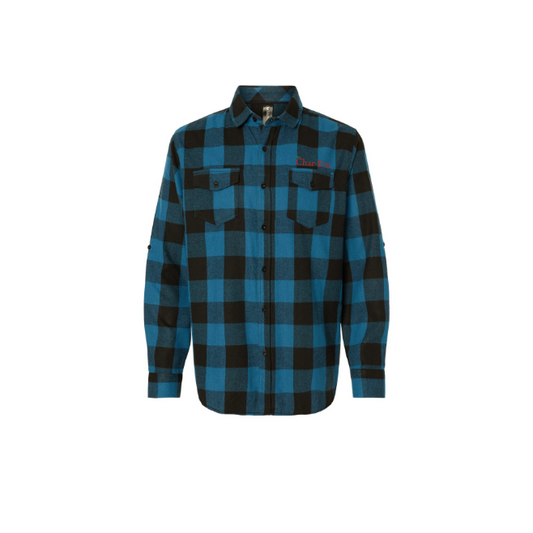 Yarn-Dyed Long Sleeve Flannel Shirt