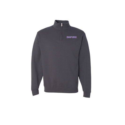 Nublend® Cadet Collar Quarter-Zip Sweatshirt