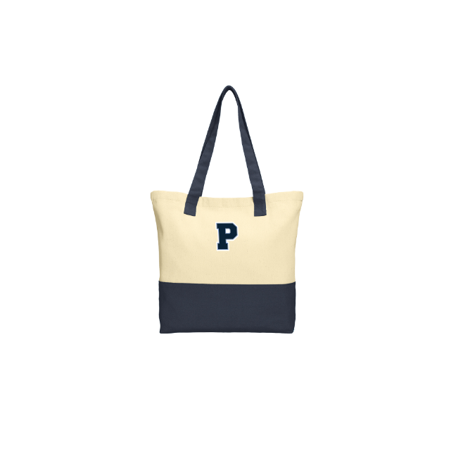 Port Authority® Colorblock Cotton Tote