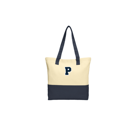 Port Authority® Colorblock Cotton Tote