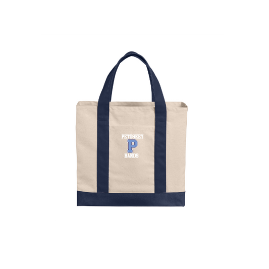 Port Authority® Cotton Canvas Two-Tone Tote