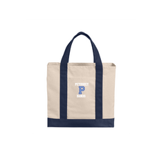 Port Authority® Cotton Canvas Two-Tone Tote