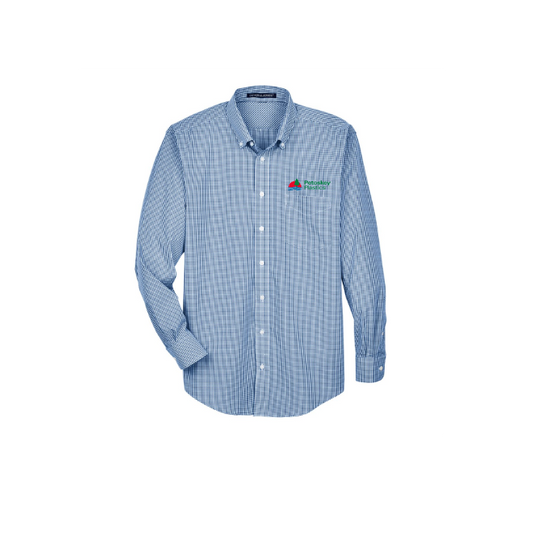 Men's Crown Collection® Gingham Check Woven Dress Shirt