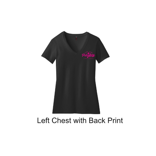 District® Women’s Perfect Blend® CVC V-Neck Tee