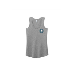 District ® Women’s Perfect Tri ® Racerback Tank Design With Text