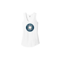 District ® Women’s Perfect Tri ® Racerback Tank Design With Text