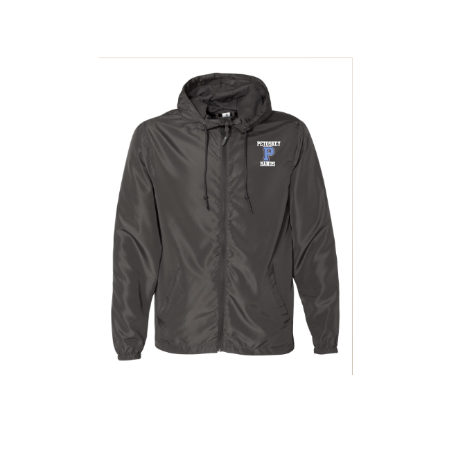 Lightweight Windbreaker Full-Zip Jacket