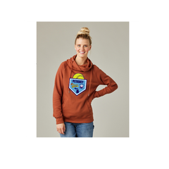 Ladies Classic Fleece Funnel Neck Pullover Hood