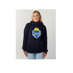 Ladies Classic Fleece Funnel Neck Pullover Hood