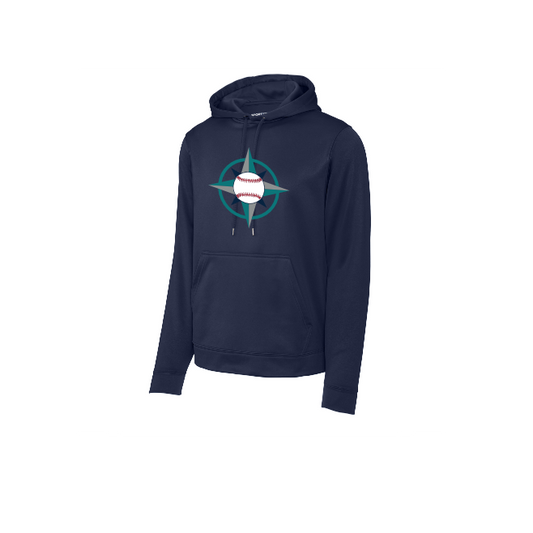 Sport-Tek® Sport-Wick® Fleece Hooded Pullover Design Without Text