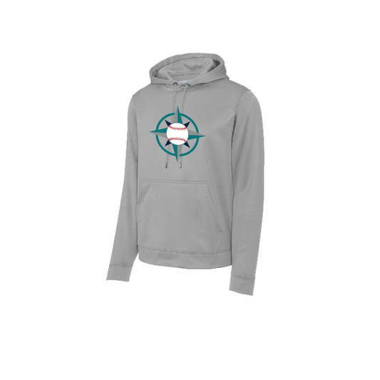 Sport-Tek® Sport-Wick® Fleece Hooded Pullover Design Without Text