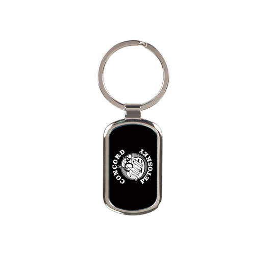 Black Rectangle Keychain