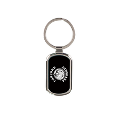 Black Rectangle Keychain