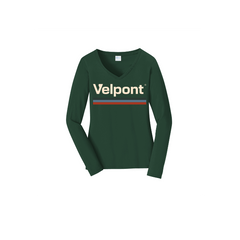 Port & Co® Women's Long Sleeve Fan Favorite® V-Neck Tee