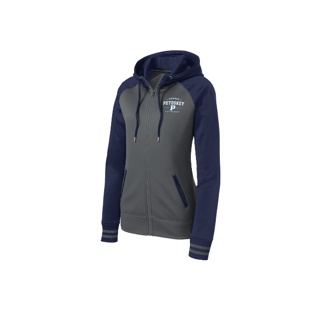 Sport-Tek® Women's Sport-Wick® Varsity Fleece Full-Zip Hooded Jacket