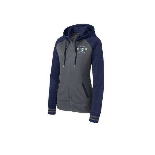Sport-Tek® Women's Sport-Wick® Varsity Fleece Full-Zip Hooded Jacket