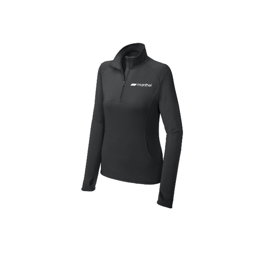Sport-Tek® Women's Sport-Wick® Stretch 1/4-Zip Pullover