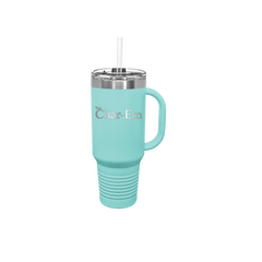 Polar Camel 40 oz. Travel Mug with Handle, Straw Included