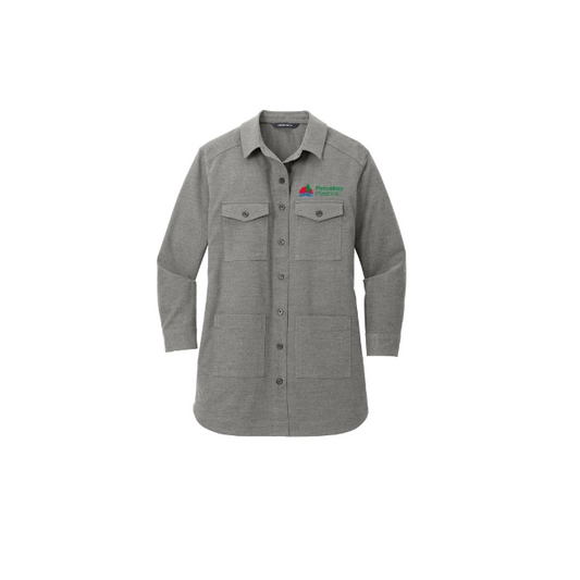 Mercer+Mettle® Women’s Long Sleeve Twill Overshirt