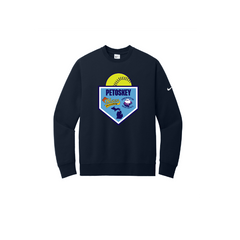 Nike Club Fleece Sleeve Swoosh Crew