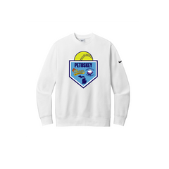 Nike Club Fleece Sleeve Swoosh Crew