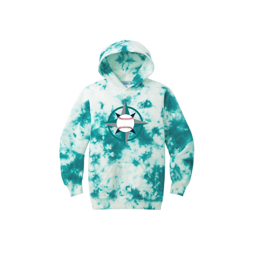 Port & Co™ Youth Crystal Tie-Dye Pullover Hoodie
