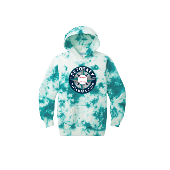Port & Co™ Youth Crystal Tie-Dye Pullover Hoodie