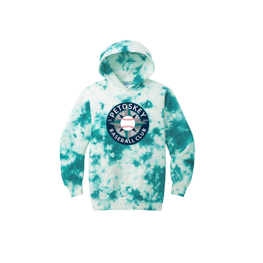 Port & Co™ Youth Crystal Tie-Dye Pullover Hoodie