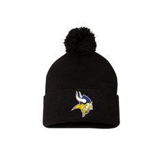12" Pom-Pom Cuffed Beanie