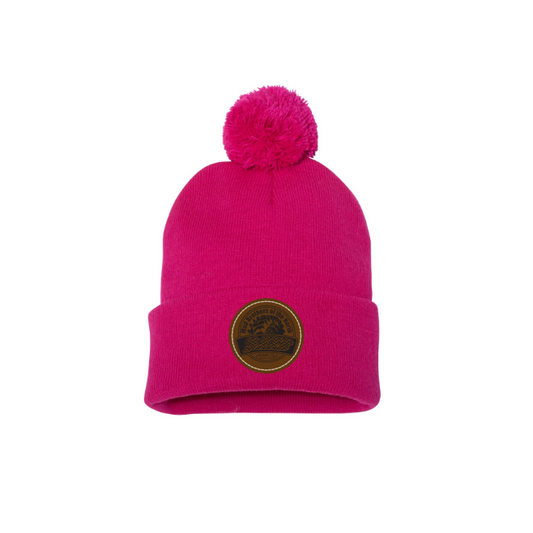 Pom-Pom 12" Knit Beanie
