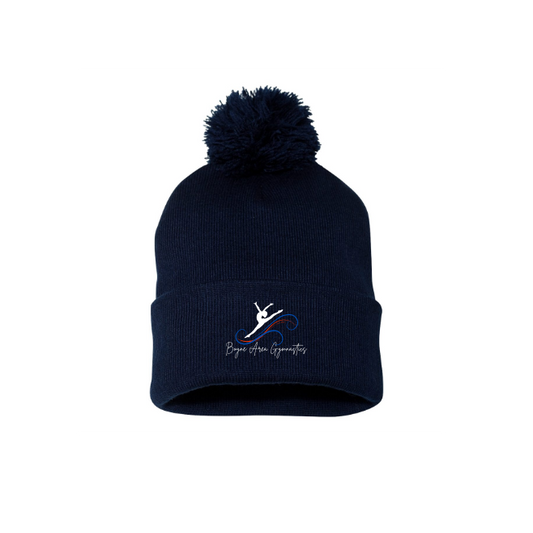 12" Pom-Pom Cuffed Beanie