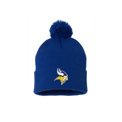 12" Pom-Pom Cuffed Beanie
