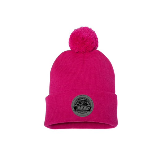 Pom-Pom 12" Knit Beanie