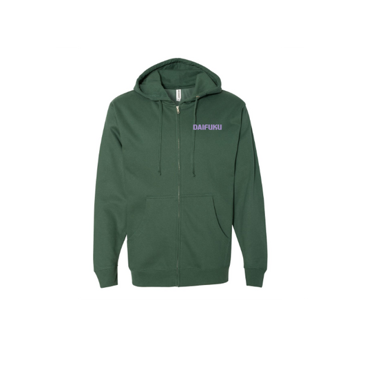 Midweight Full-Zip Hooded Sweatshirt