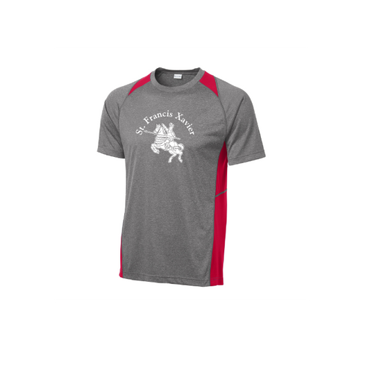 Shirt: Sport-Tek® Heather Colorblock Contender™ Tee
