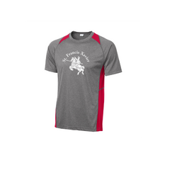 Shirt: Sport-Tek® Heather Colorblock Contender™ Tee