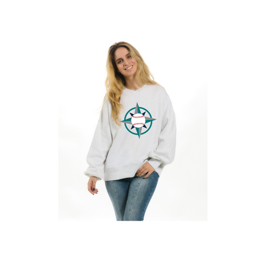 Fleece Cross Neck Crew